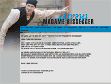 Tablet Screenshot of madamebissegger.ch